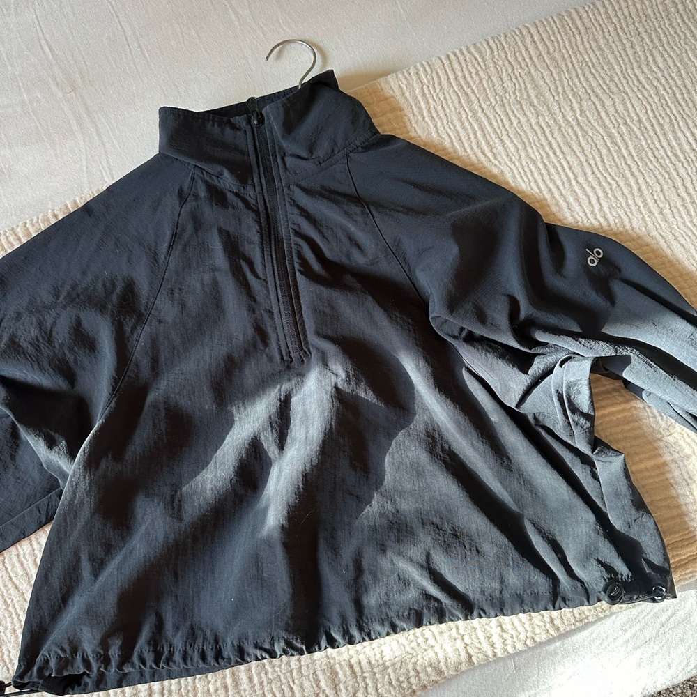 Alo 1/4 Zip Cropped Pullover Jacket